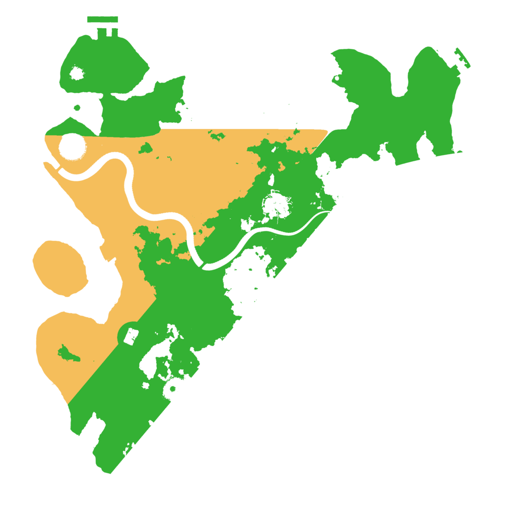 Biome Rust Map: Procedural Map, Size: 3400, Seed: 69420