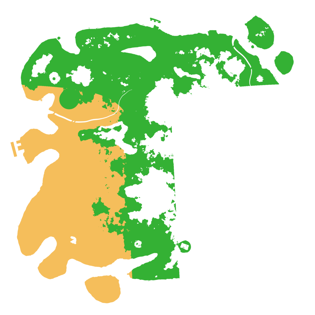 Biome Rust Map: Procedural Map, Size: 4251, Seed: 30487648