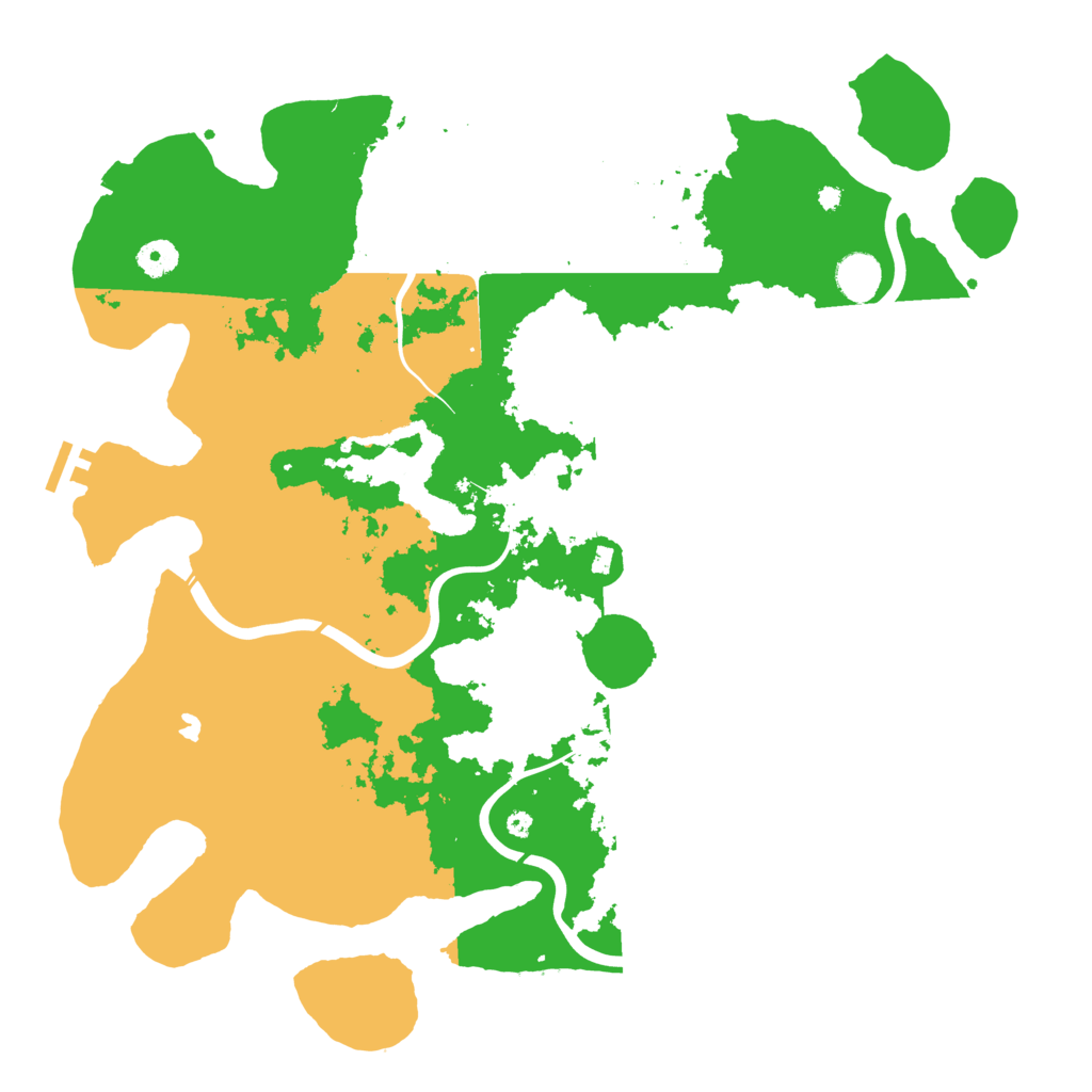 Biome Rust Map: Procedural Map, Size: 4251, Seed: 30487648