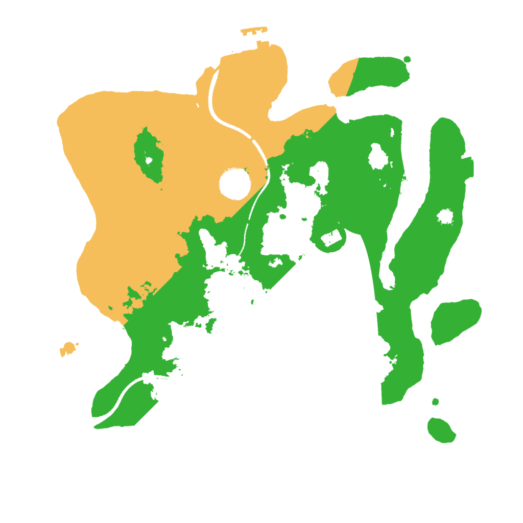 Biome Rust Map: Procedural Map, Size: 3000, Seed: 341193471