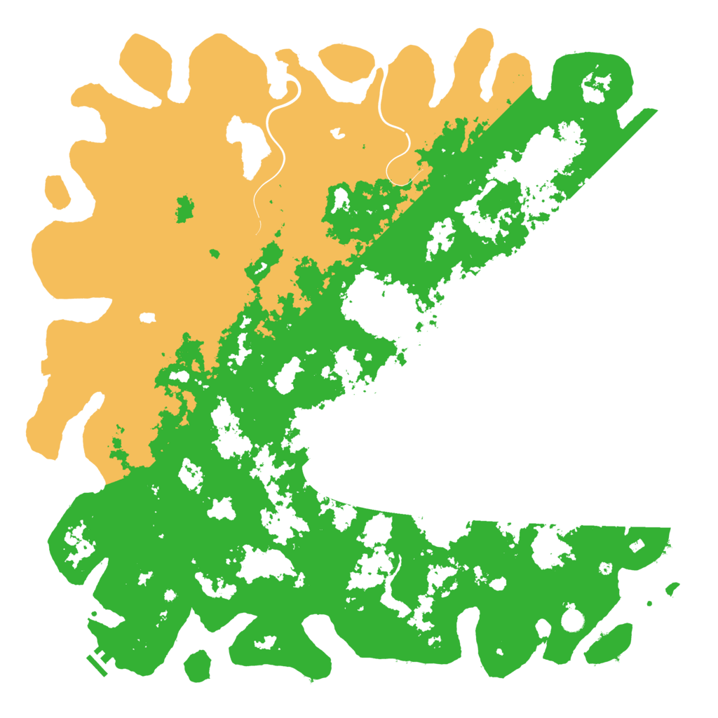 Biome Rust Map: Procedural Map, Size: 5500, Seed: 67354234