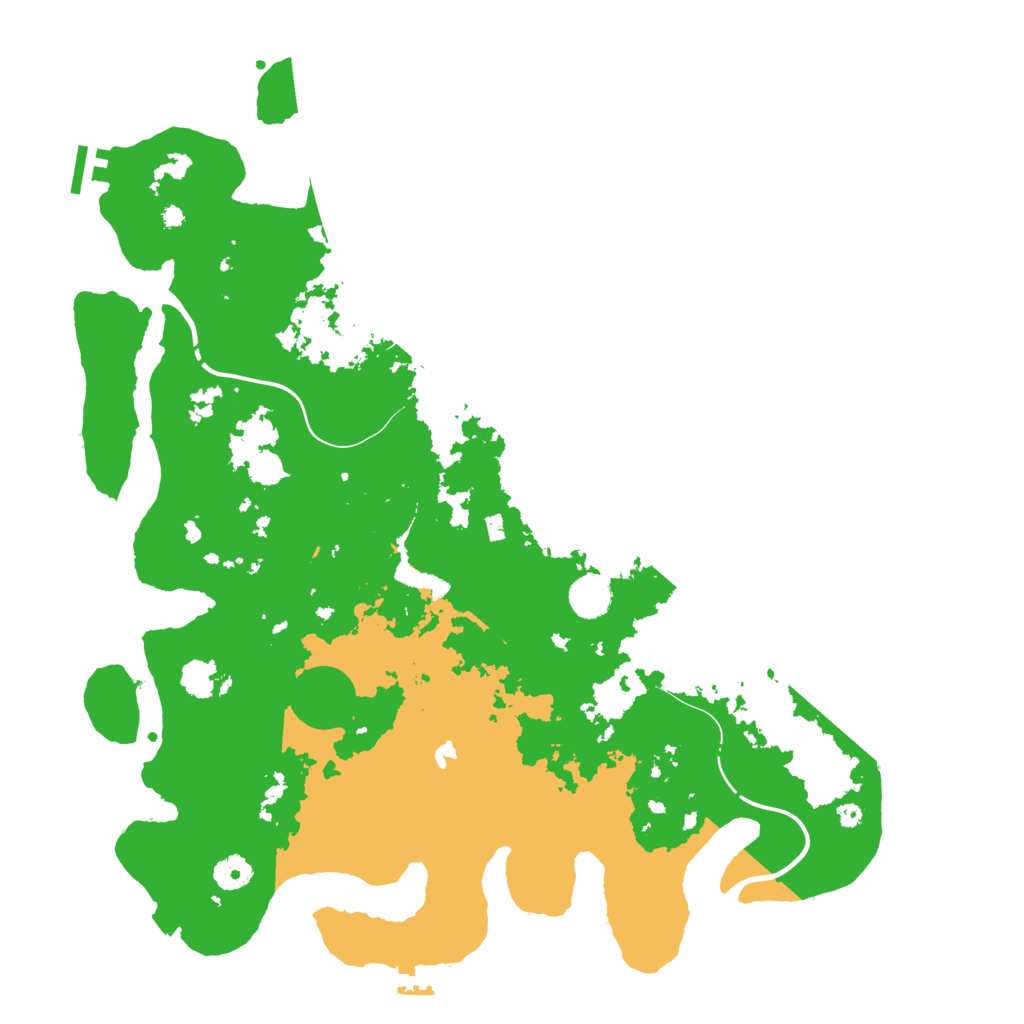 Biome Rust Map: Procedural Map, Size: 4250, Seed: 167800205