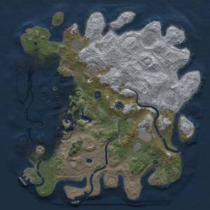 Thumbnail Rust Map: Procedural Map, Size: 4250, Seed: 167800205, 15 Monuments