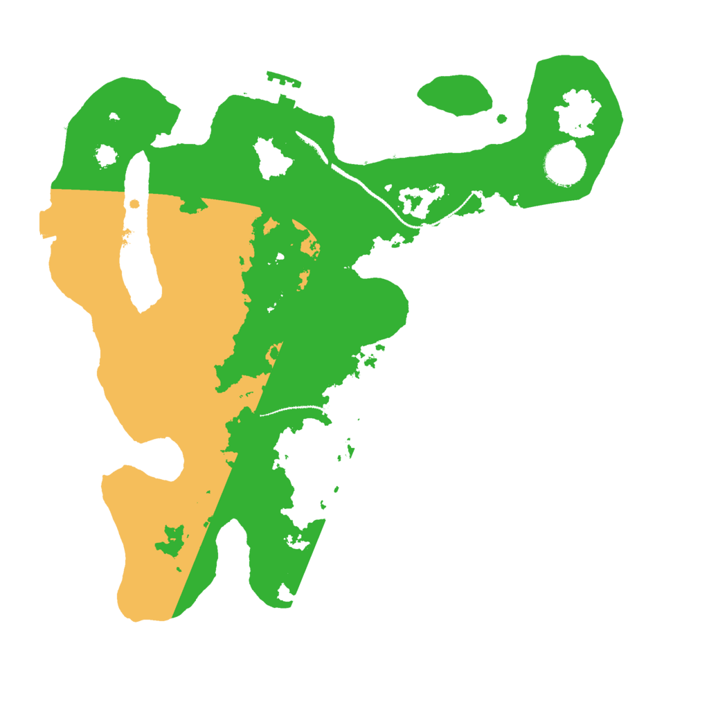 Biome Rust Map: Procedural Map, Size: 3000, Seed: 1233231016