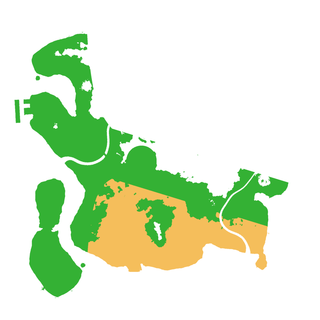 Biome Rust Map: Procedural Map, Size: 2800, Seed: 655610099