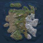 Thumbnail Rust Map: Procedural Map, Size: 3000, Seed: 50131, 9 Monuments