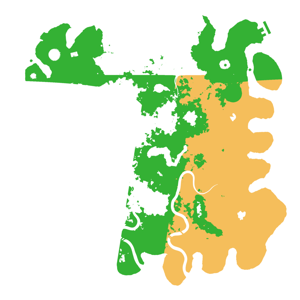Biome Rust Map: Procedural Map, Size: 4500, Seed: 1811659832