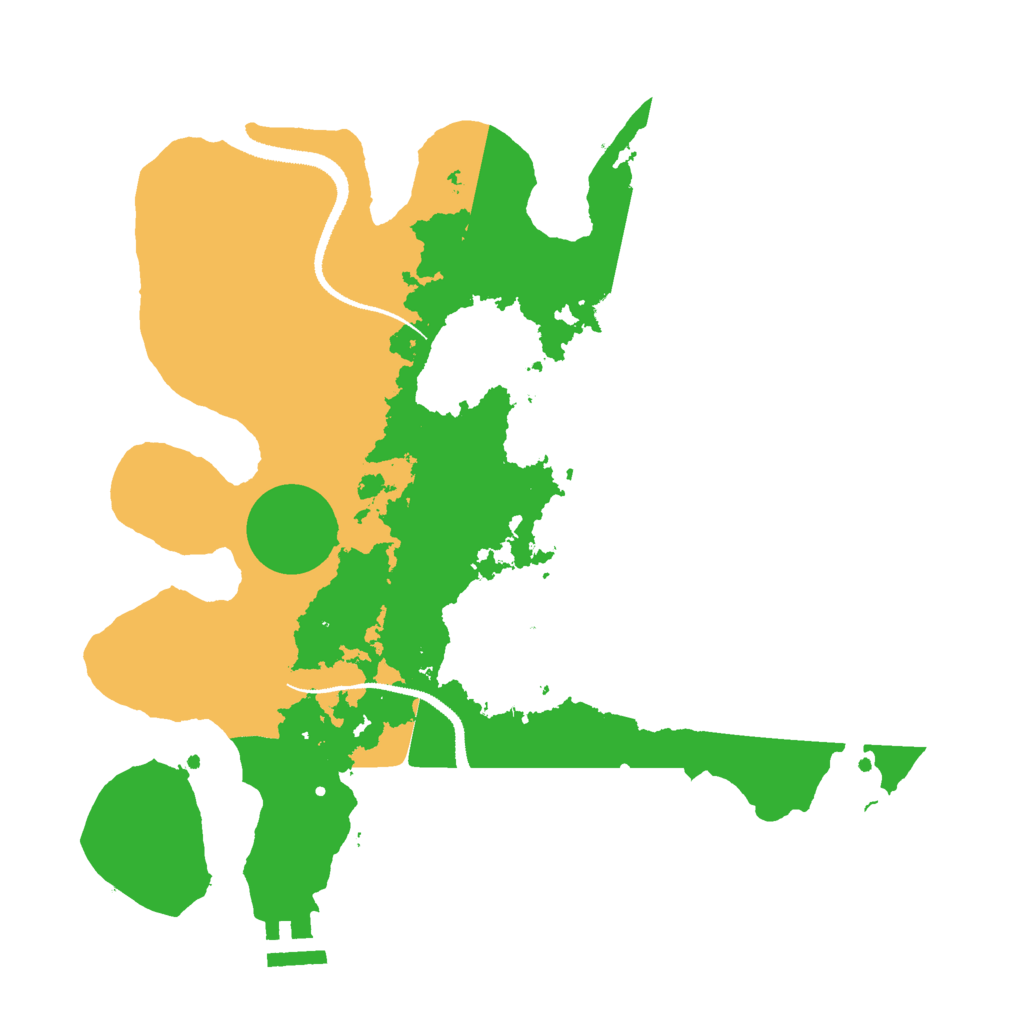 Biome Rust Map: Procedural Map, Size: 3000, Seed: 1130057767