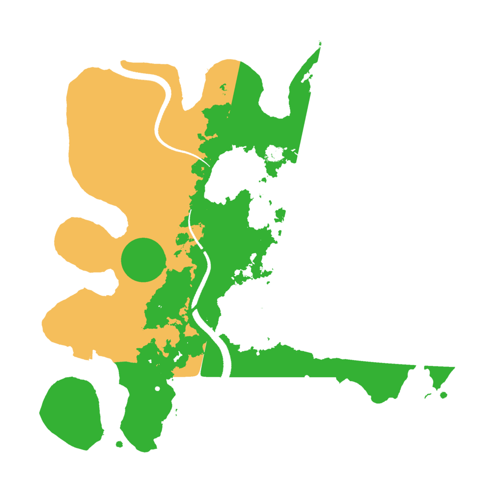 Biome Rust Map: Procedural Map, Size: 3000, Seed: 1130057767