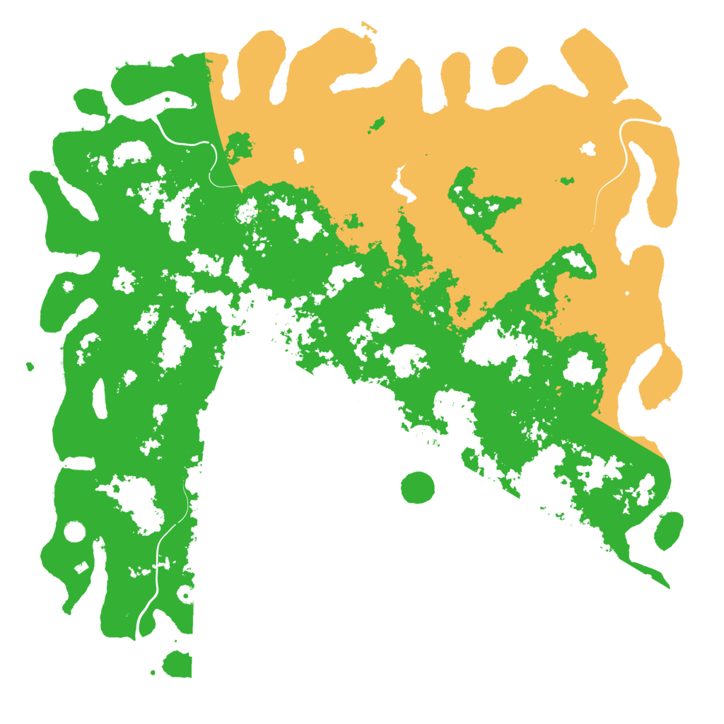 Biome Rust Map: Procedural Map, Size: 6000, Seed: 71184