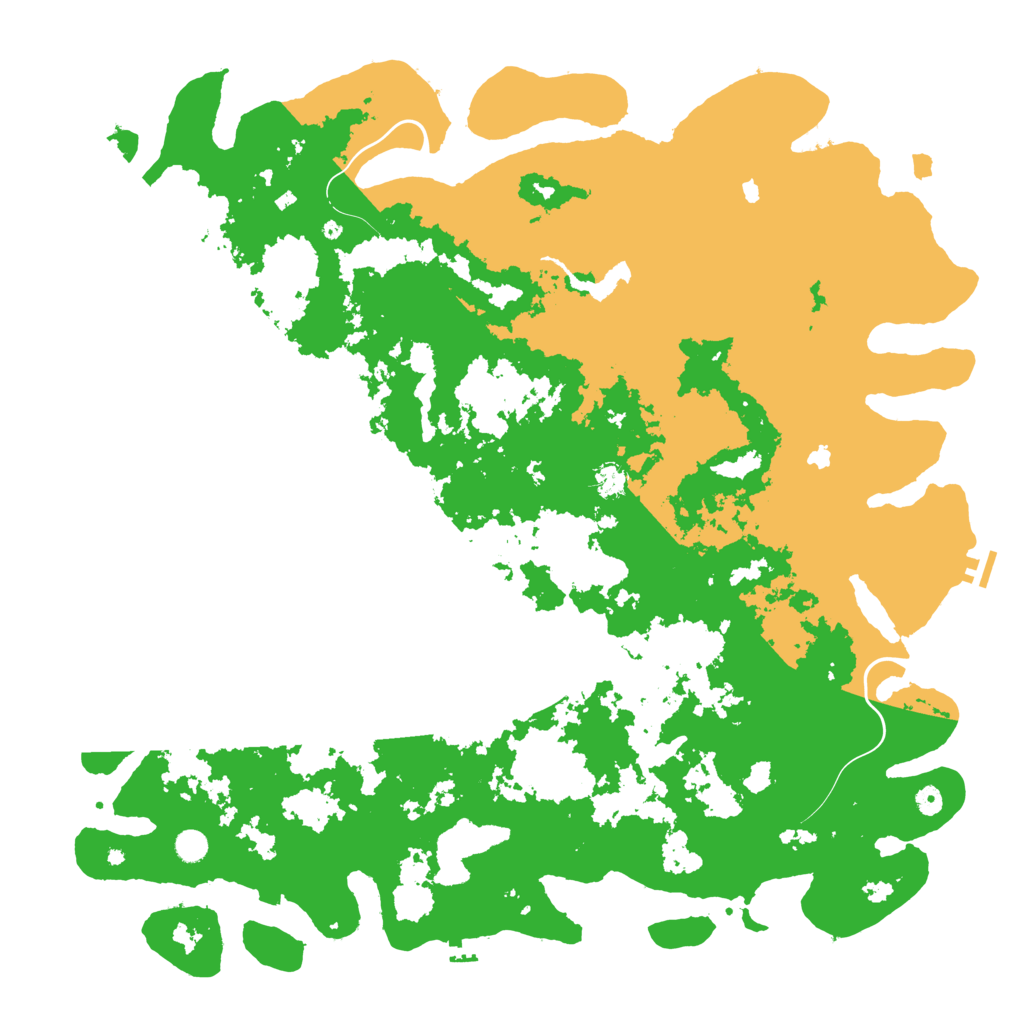 Biome Rust Map: Procedural Map, Size: 5500, Seed: 456456420