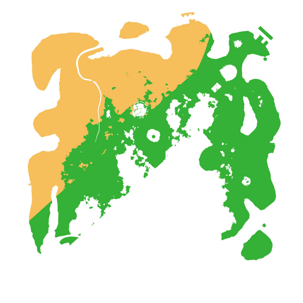Biome Rust Map: Procedural Map, Size: 3500, Seed: 731175888