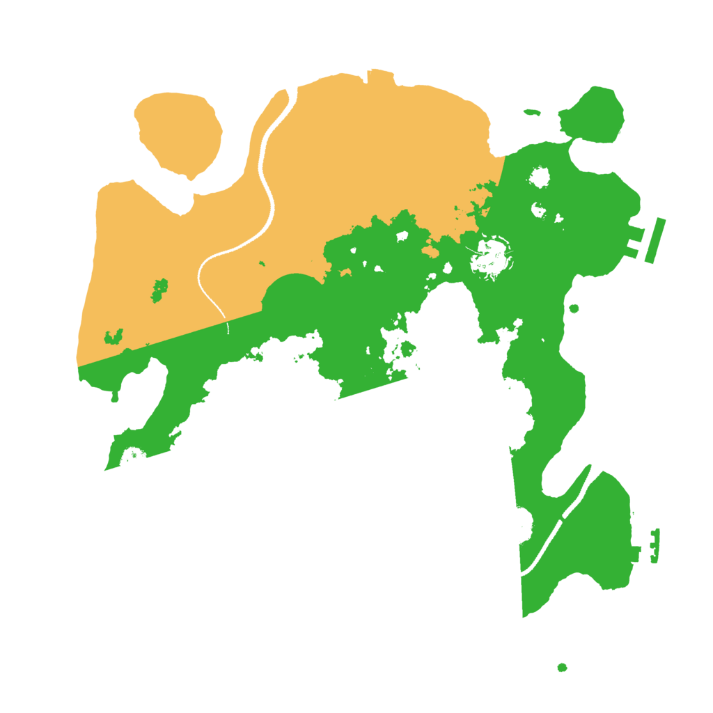Biome Rust Map: Procedural Map, Size: 3125, Seed: 242041