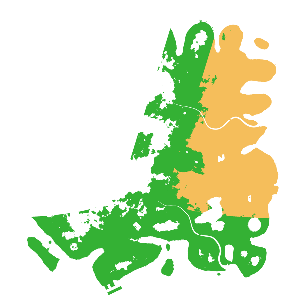 Biome Rust Map: Procedural Map, Size: 4000, Seed: 1760658265