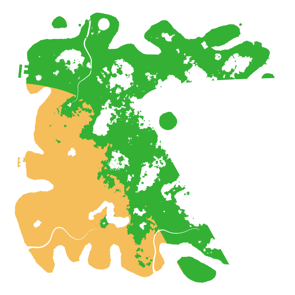 Biome Rust Map: Procedural Map, Size: 4500, Seed: 124234