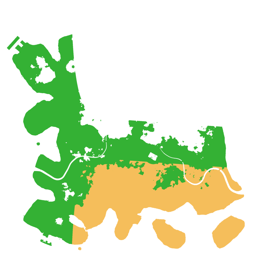 Biome Rust Map: Procedural Map, Size: 3350, Seed: 7864577