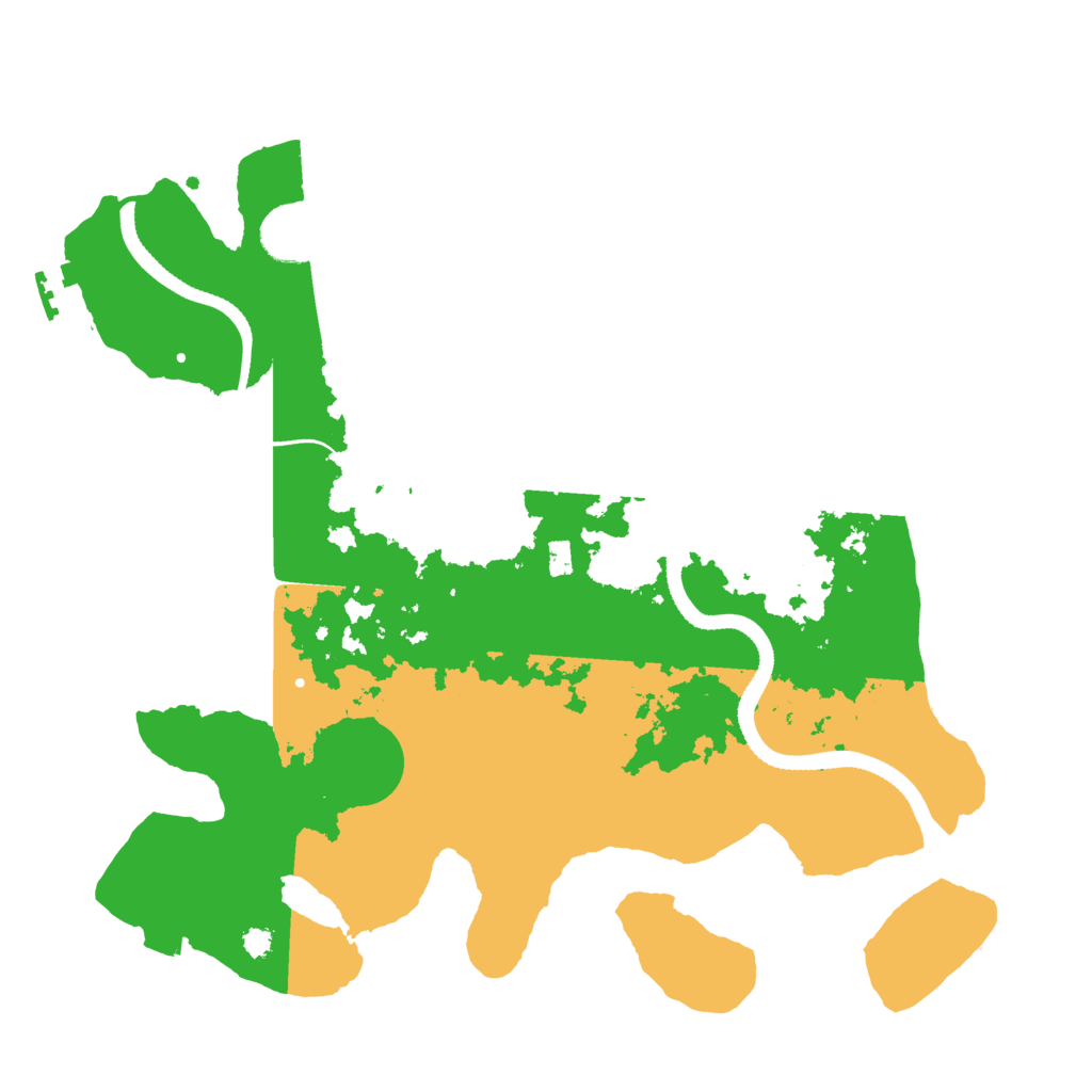 Biome Rust Map: Procedural Map, Size: 3350, Seed: 7864577