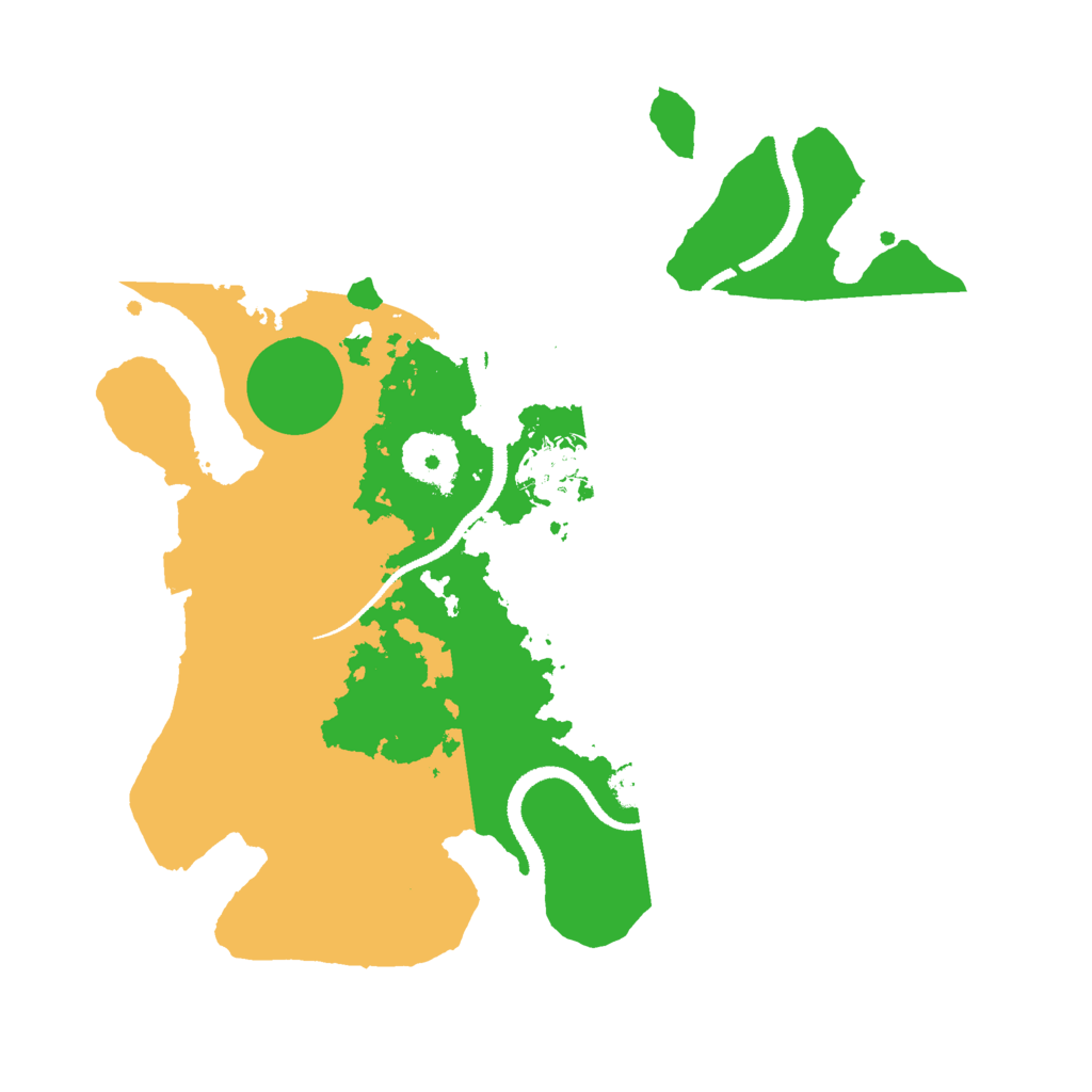 Biome Rust Map: Procedural Map, Size: 3000, Seed: 148939573