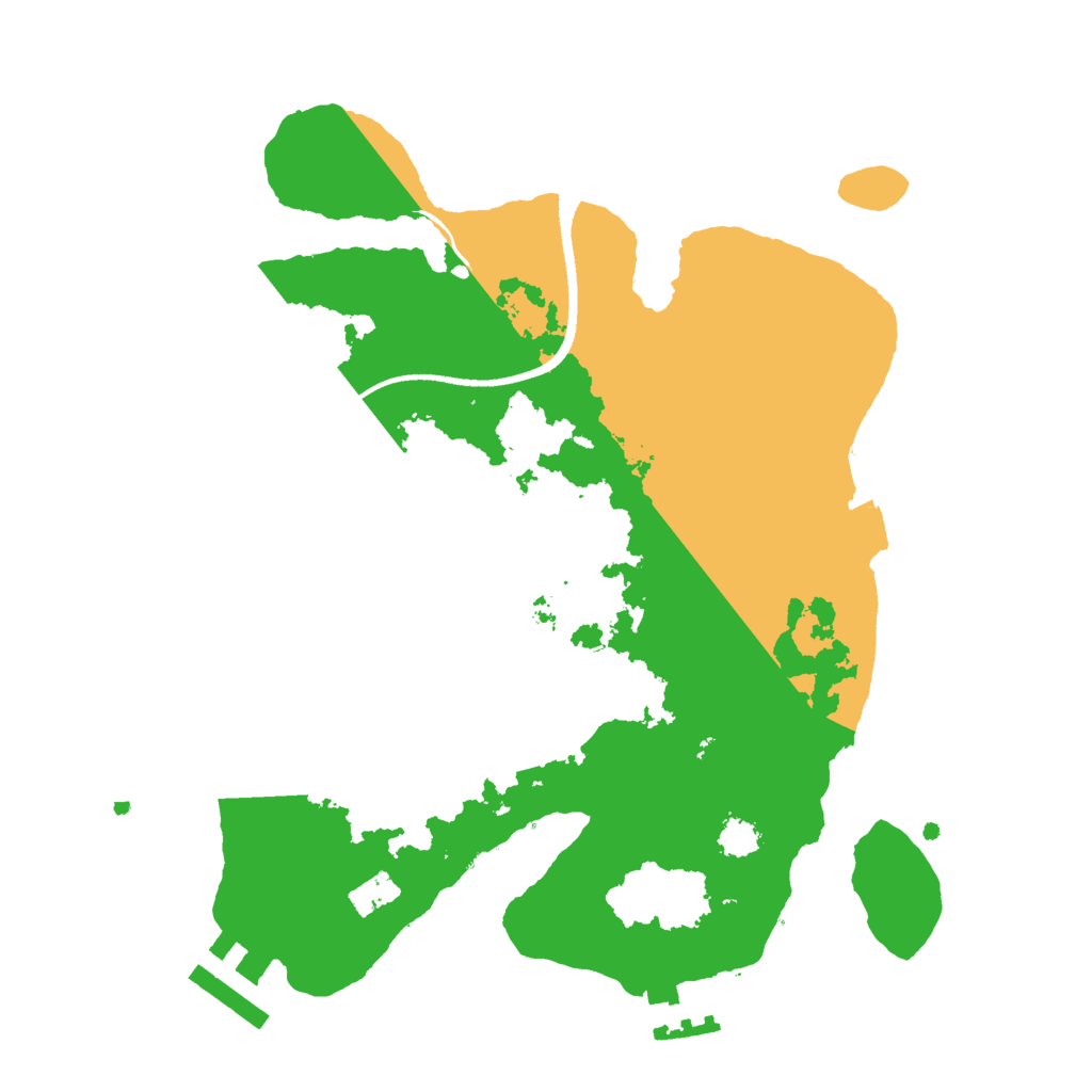 Biome Rust Map: Procedural Map, Size: 2500, Seed: 469665