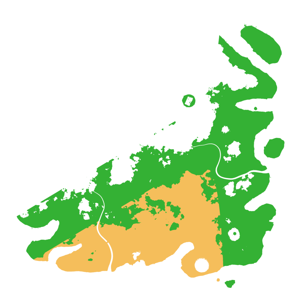 Biome Rust Map: Procedural Map, Size: 3800, Seed: 48658688