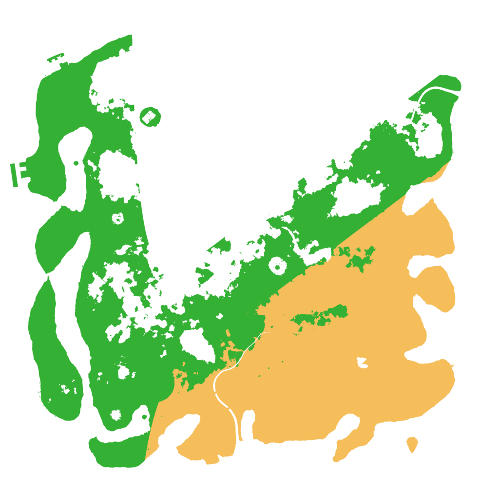 Biome Rust Map: Procedural Map, Size: 4250, Seed: 7162