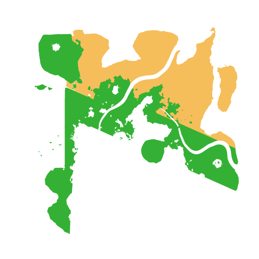 Biome Rust Map: Procedural Map, Size: 3000, Seed: 1240361448