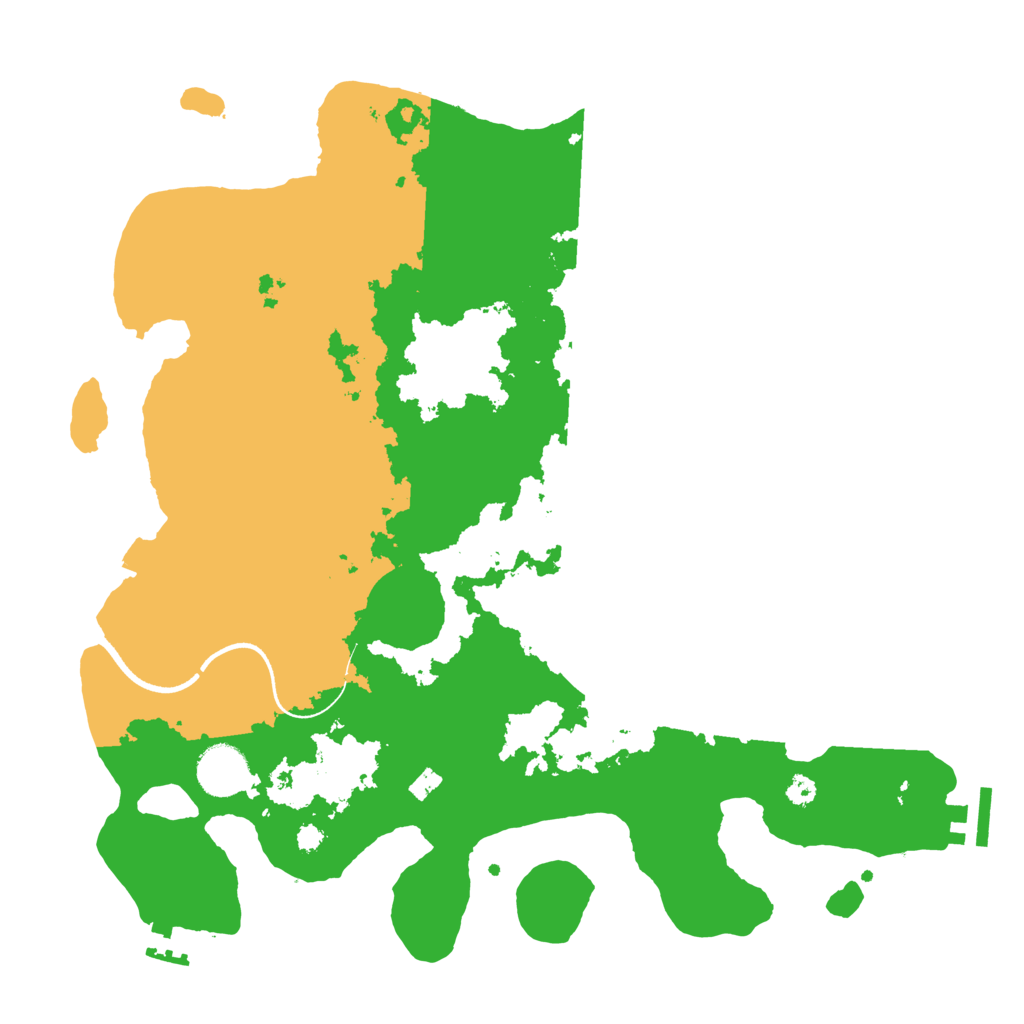 Biome Rust Map: Procedural Map, Size: 3500, Seed: 203457497