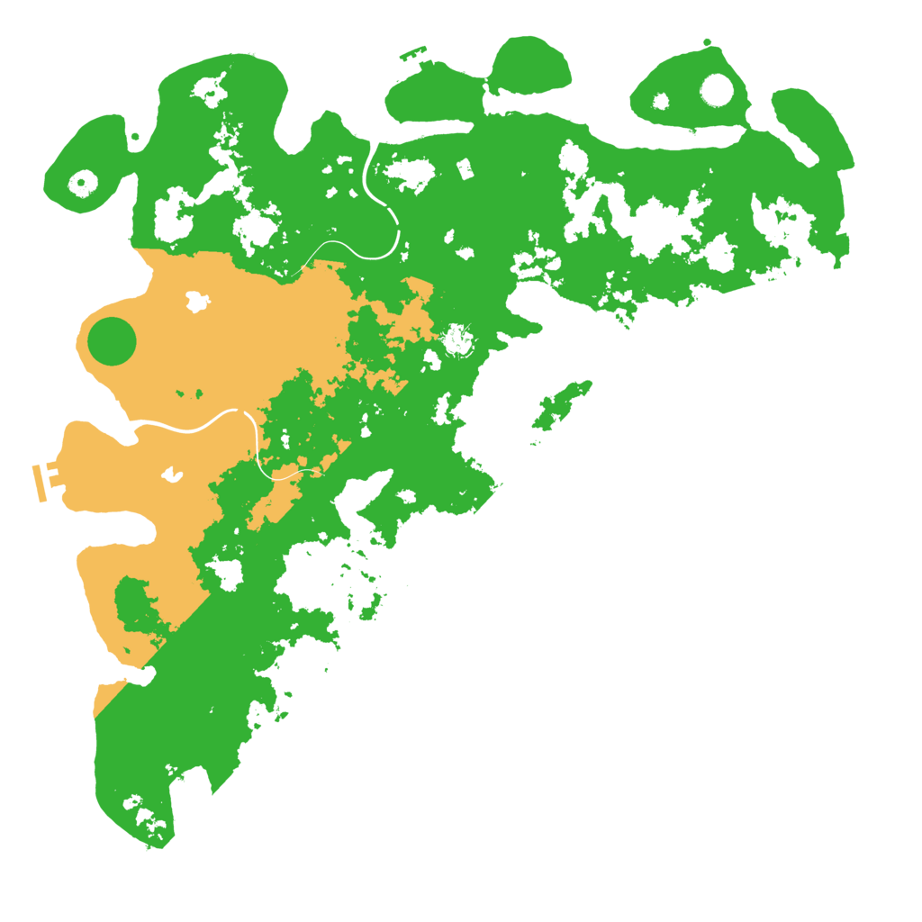 Biome Rust Map: Procedural Map, Size: 5000, Seed: 387894010