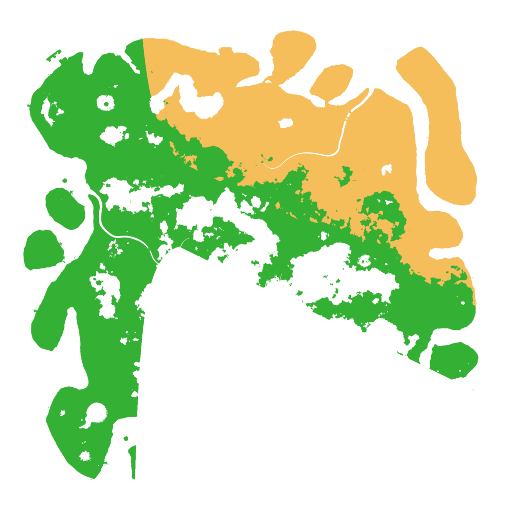 Biome Rust Map: Procedural Map, Size: 4500, Seed: 498205866