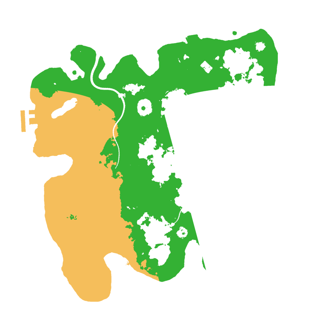 Biome Rust Map: Procedural Map, Size: 3000, Seed: 25435