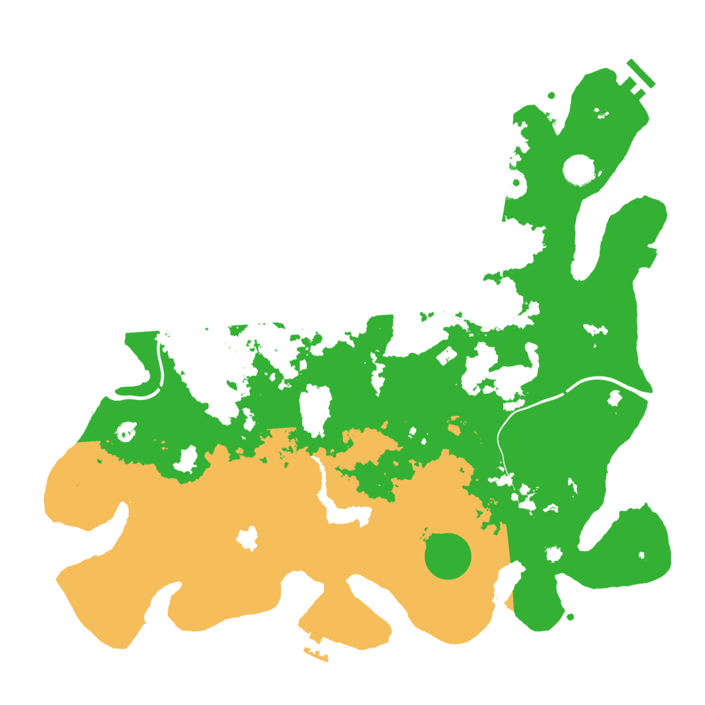 Biome Rust Map: Procedural Map, Size: 4000, Seed: 1538447703