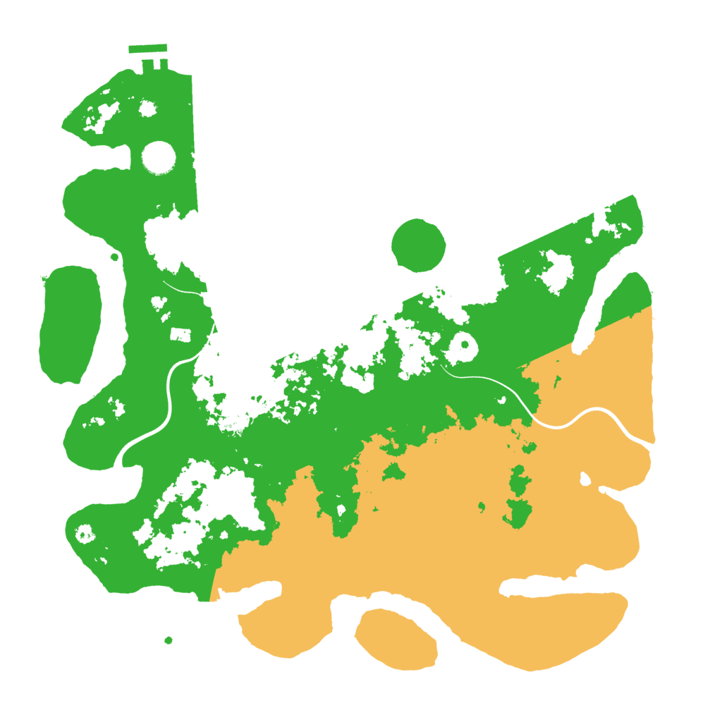 Biome Rust Map: Procedural Map, Size: 3800, Seed: 45645633