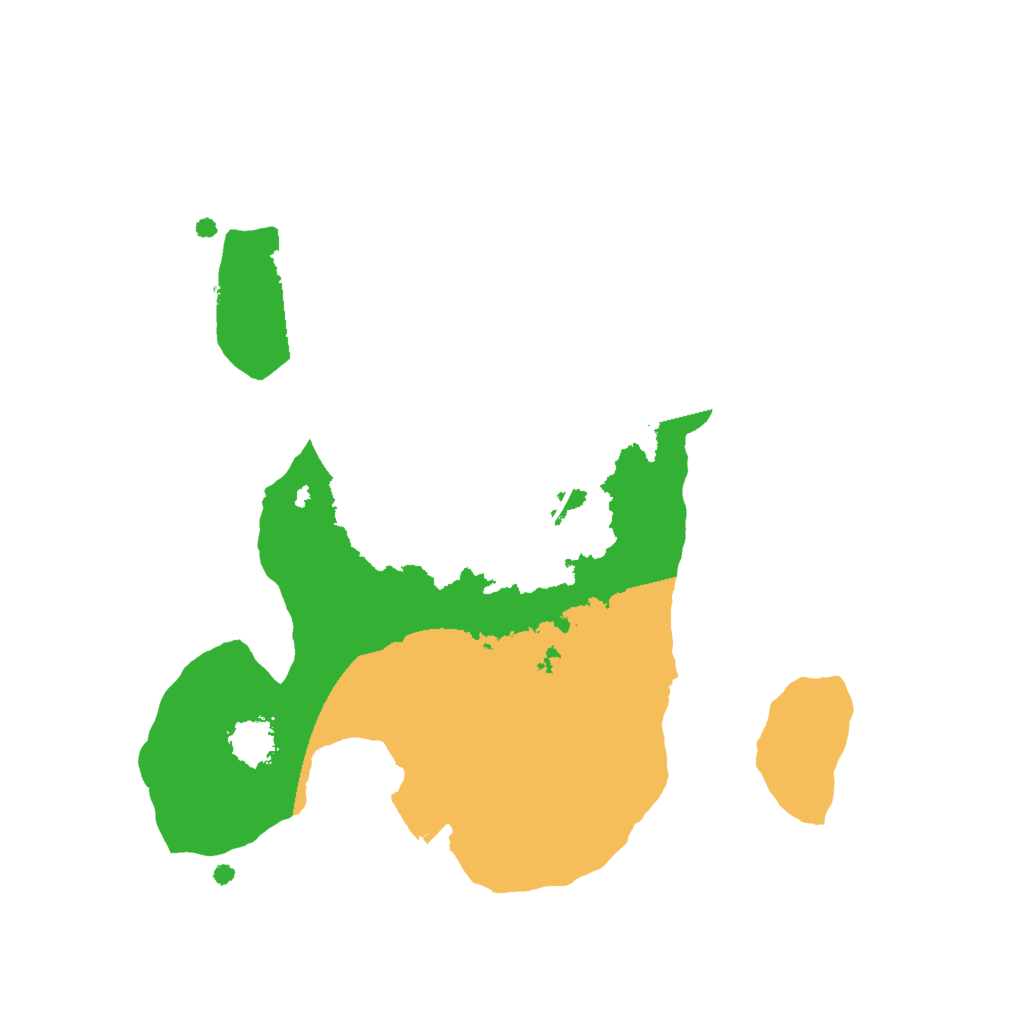 Biome Rust Map: Procedural Map, Size: 1996, Seed: 1