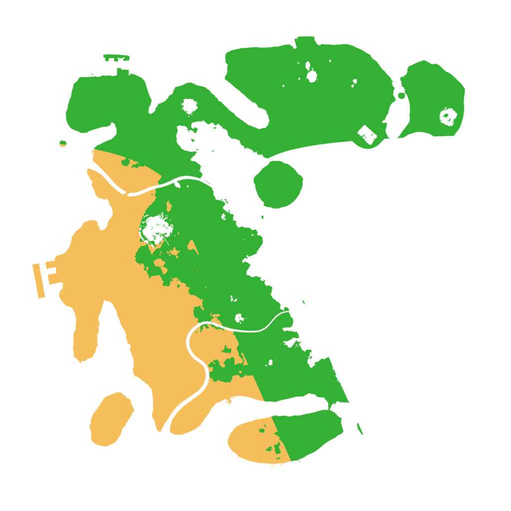 Biome Rust Map: Procedural Map, Size: 3000, Seed: 183911297