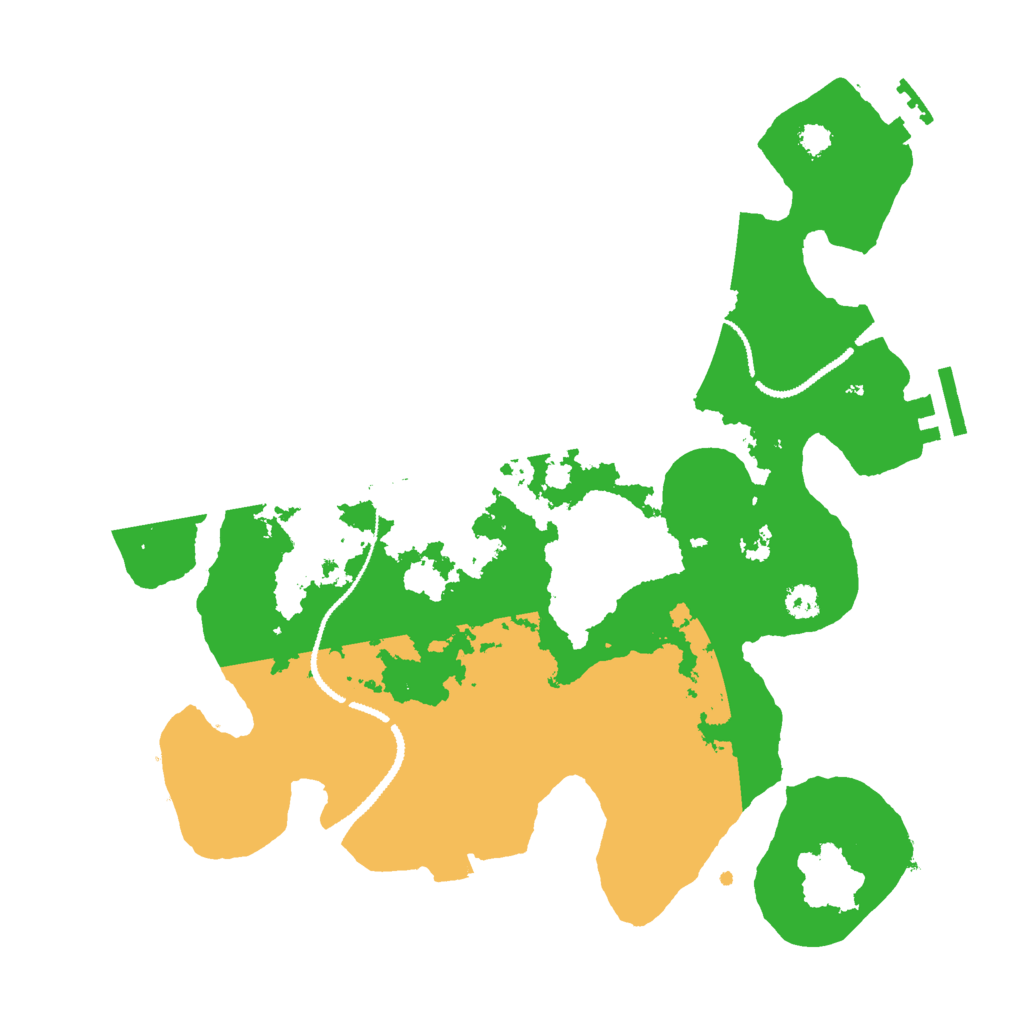 Biome Rust Map: Procedural Map, Size: 3000, Seed: 624036703