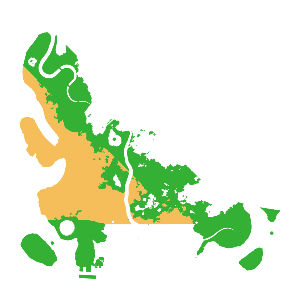 Biome Rust Map: Procedural Map, Size: 3500, Seed: 1410332054