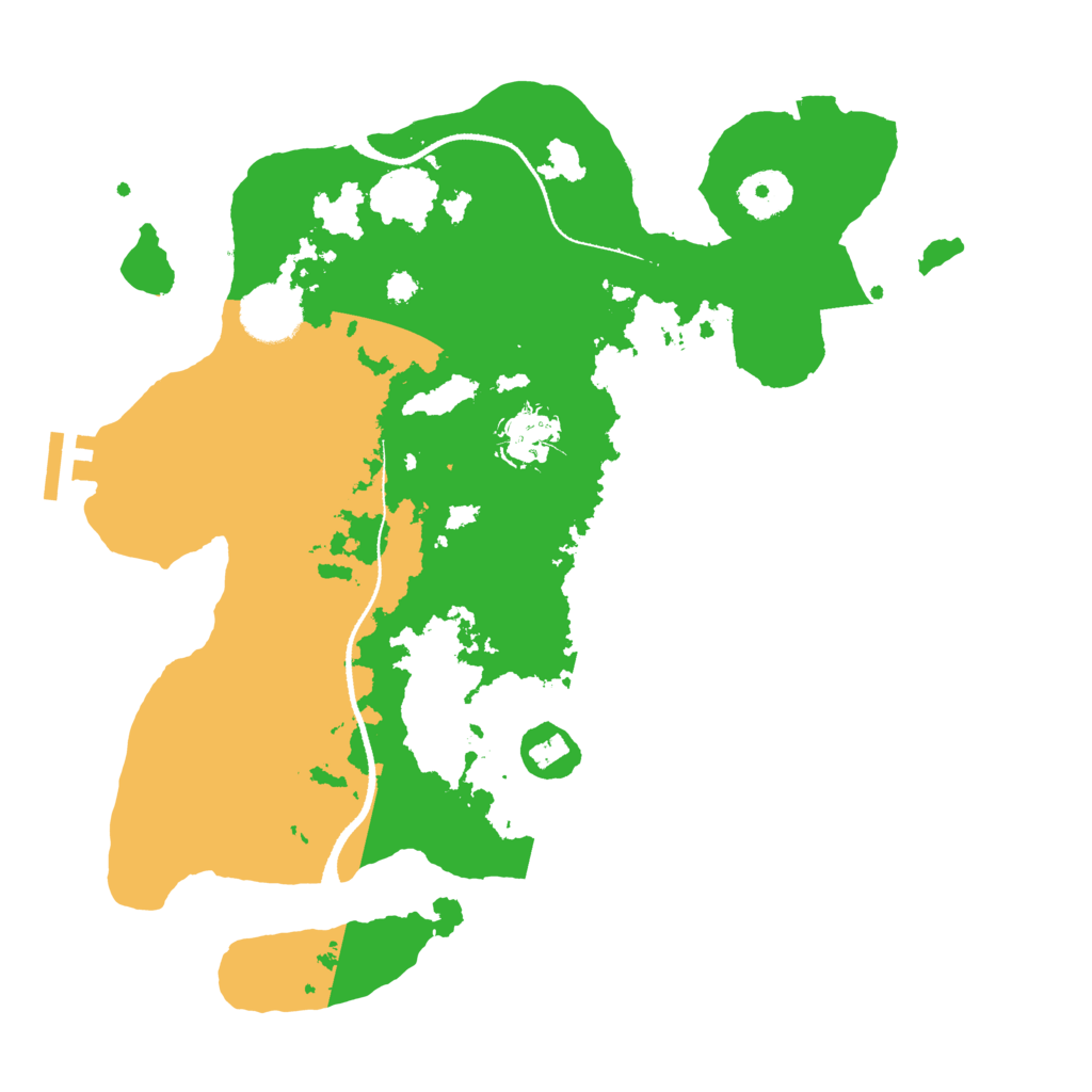 Biome Rust Map: Procedural Map, Size: 3250, Seed: 29349272
