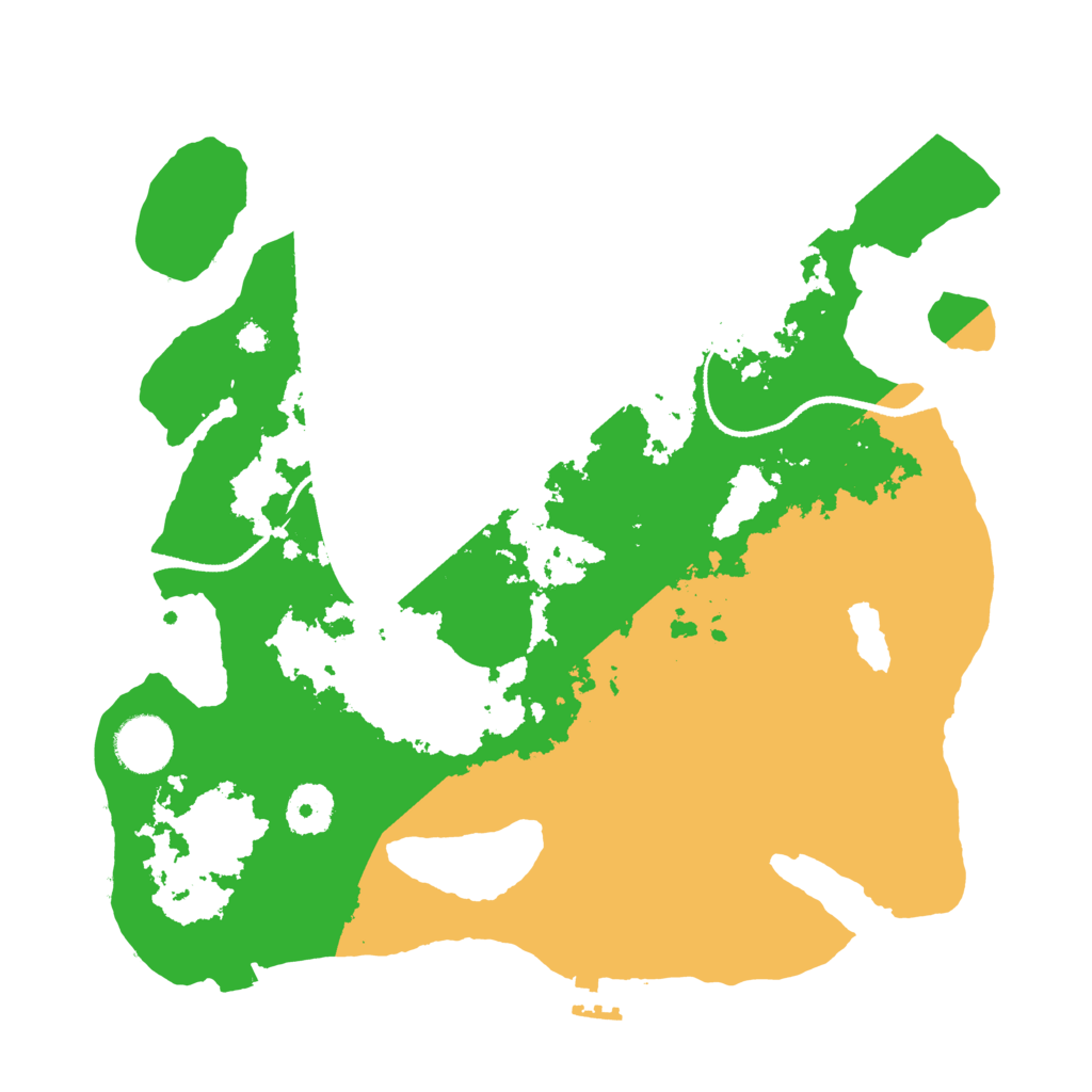 Biome Rust Map: Procedural Map, Size: 3300, Seed: 1624285822