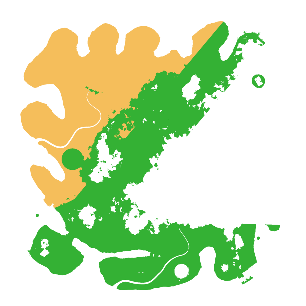 Biome Rust Map: Procedural Map, Size: 3750, Seed: 377037056