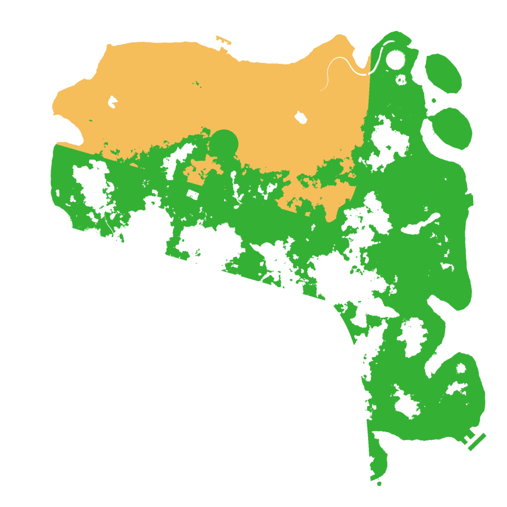 Biome Rust Map: Procedural Map, Size: 4651, Seed: 2147483647