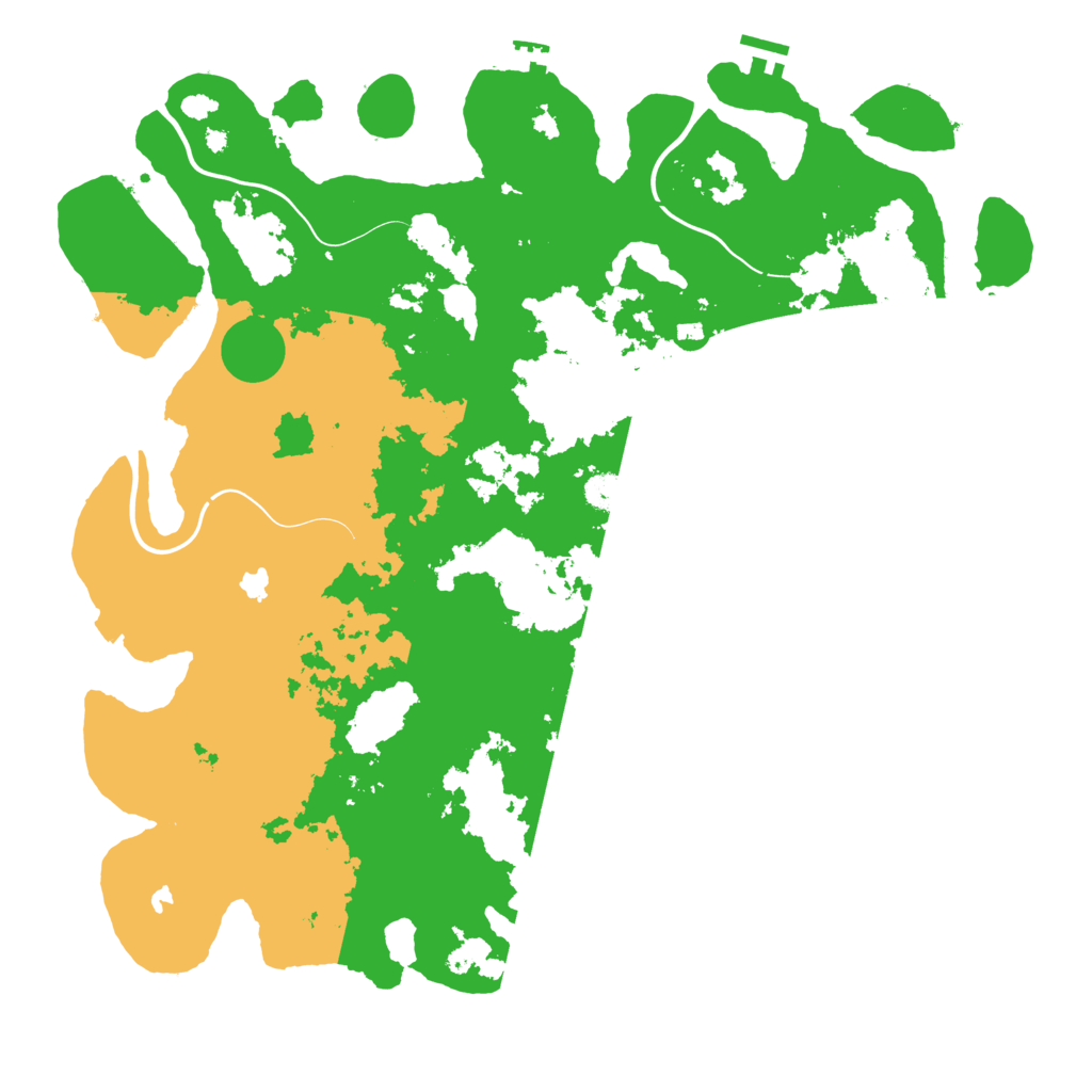 Biome Rust Map: Procedural Map, Size: 4500, Seed: 67893424