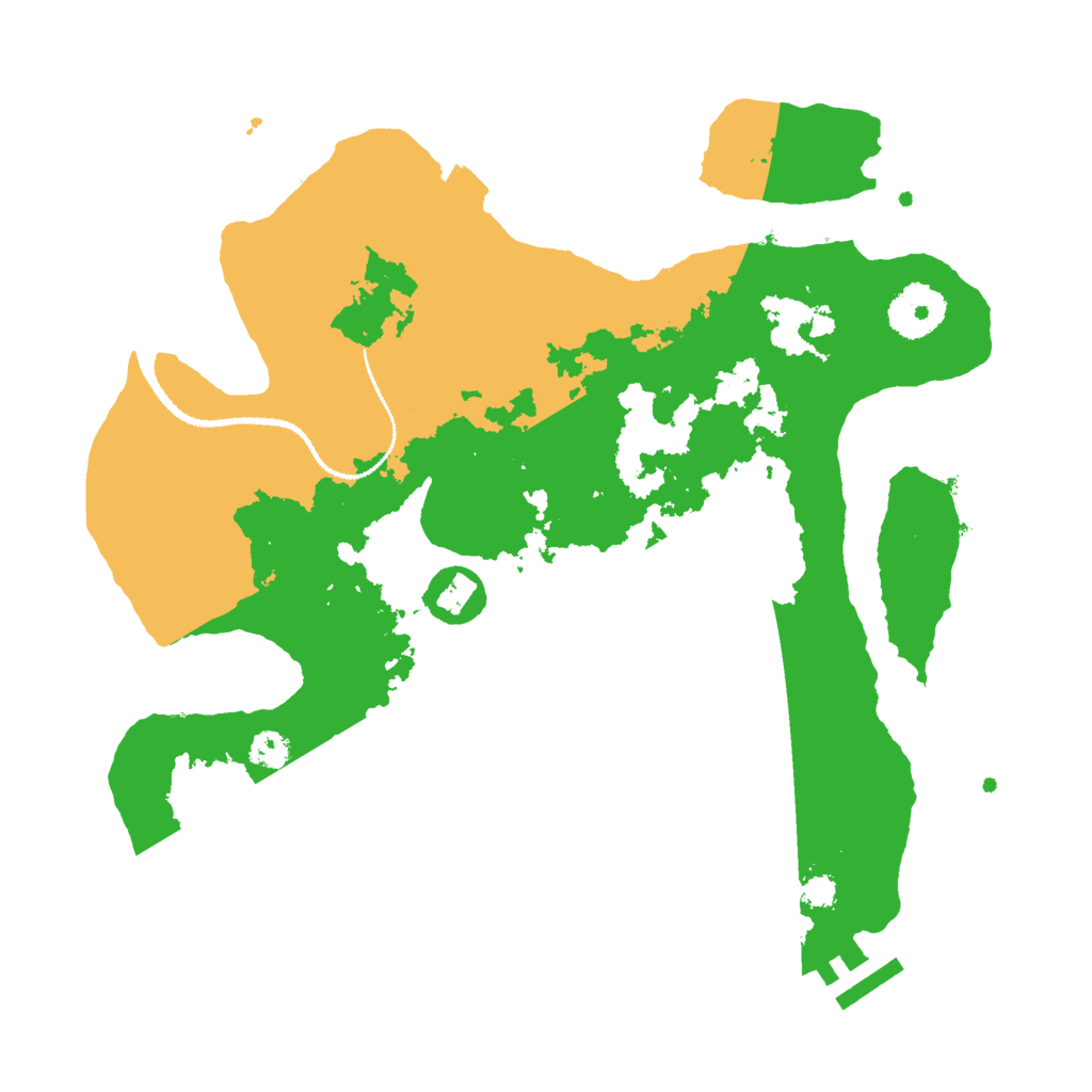 Biome Rust Map: Procedural Map, Size: 3000, Seed: 893558