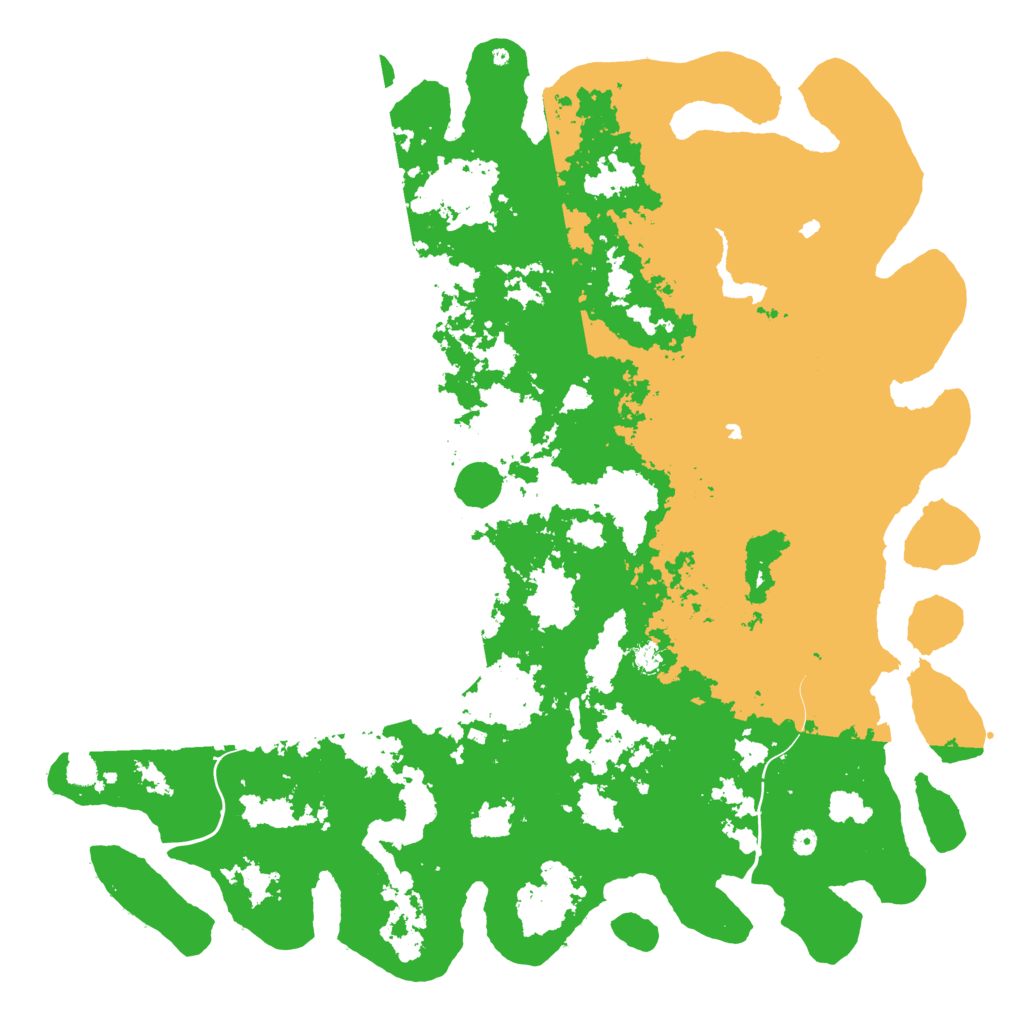 Biome Rust Map: Procedural Map, Size: 6000, Seed: 1383778200