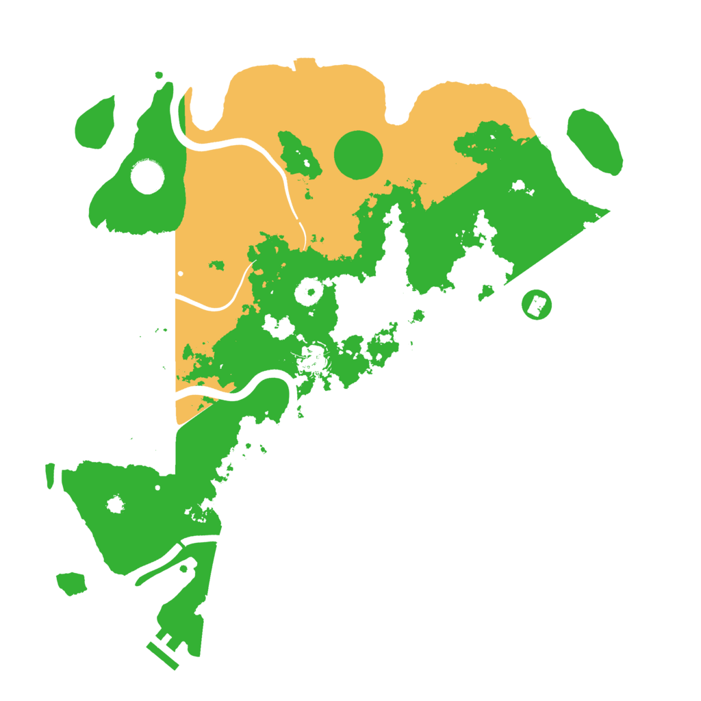 Biome Rust Map: Procedural Map, Size: 3800, Seed: 272697481