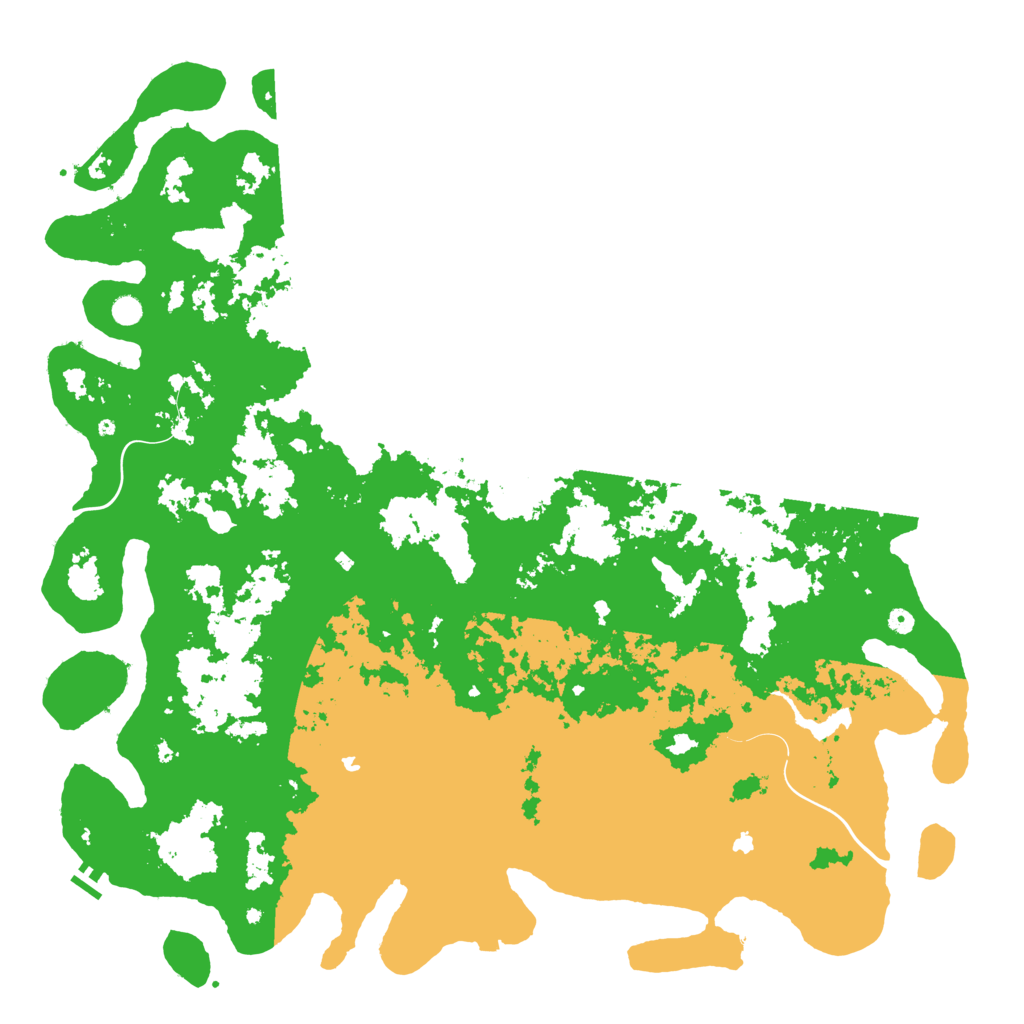 Biome Rust Map: Procedural Map, Size: 6000, Seed: 580553945