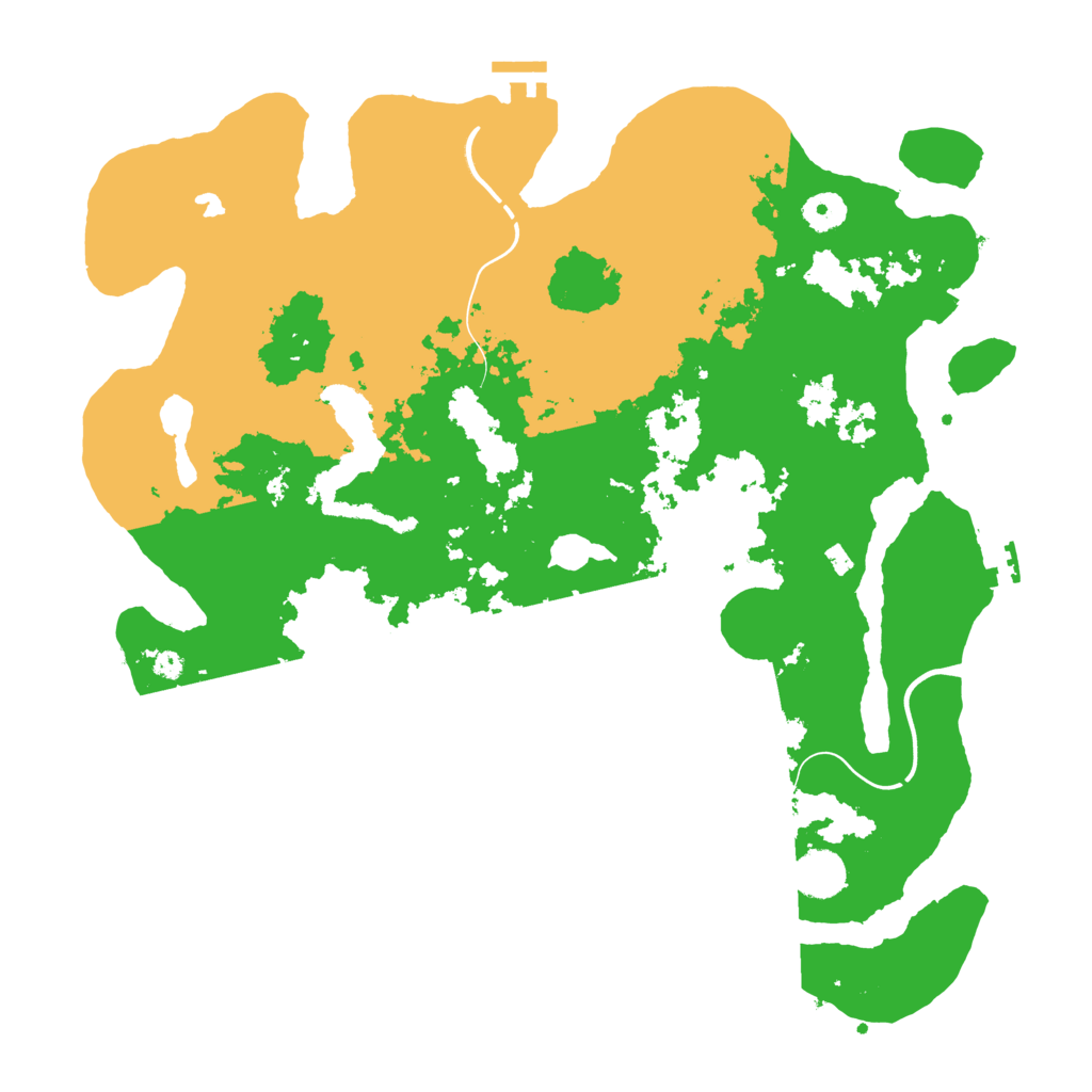 Biome Rust Map: Procedural Map, Size: 4000, Seed: 556621953