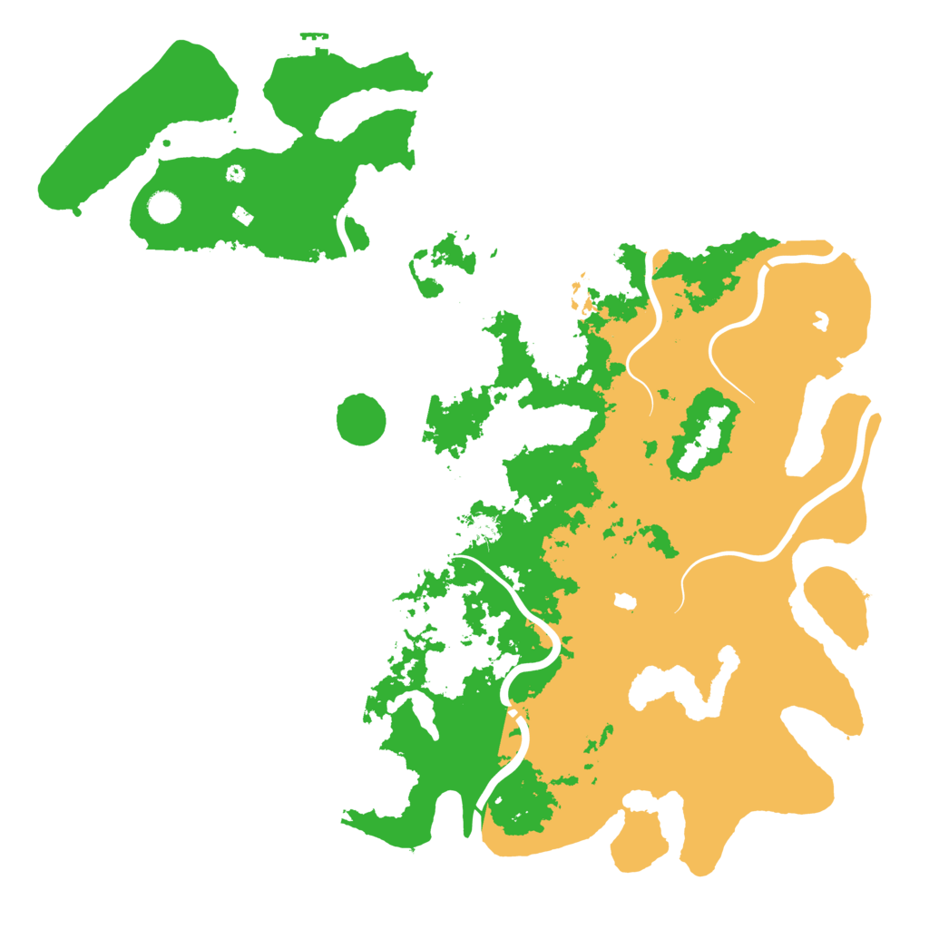 Biome Rust Map: Procedural Map, Size: 5000, Seed: 1891567663
