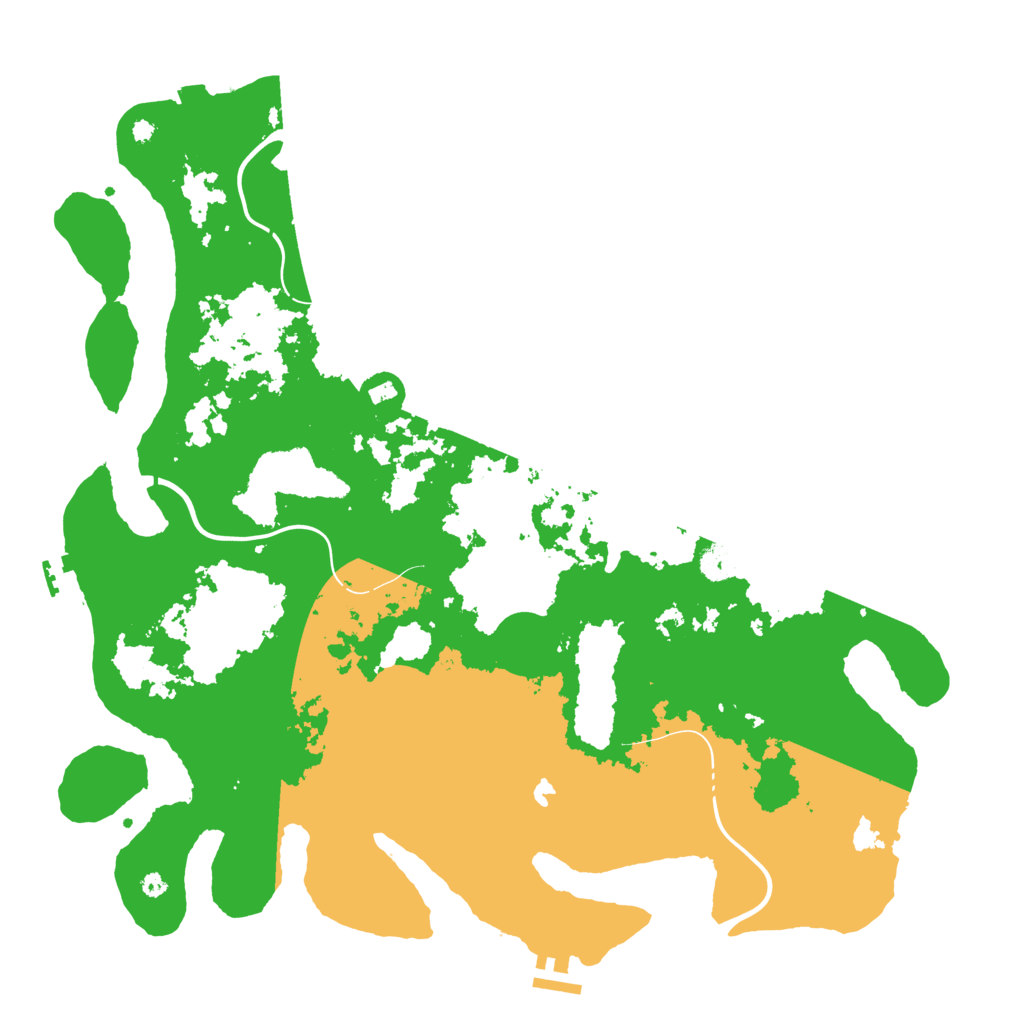 Biome Rust Map: Procedural Map, Size: 4250, Seed: 557559436