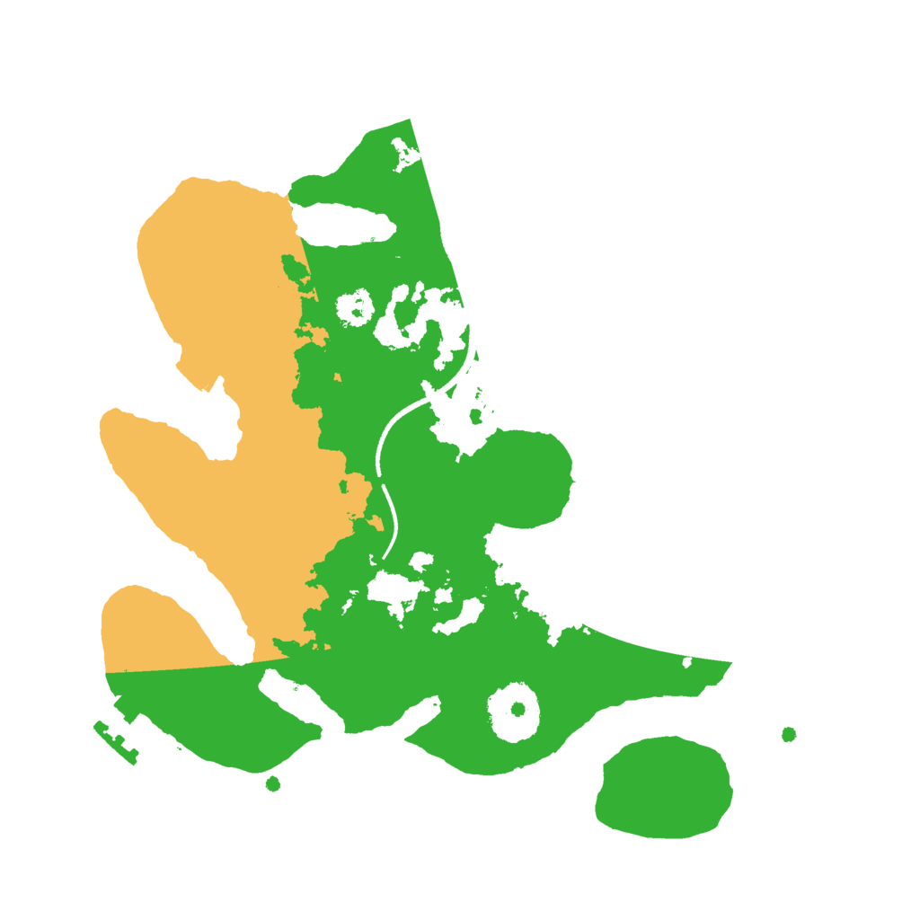 Biome Rust Map: Procedural Map, Size: 2500, Seed: 270523109