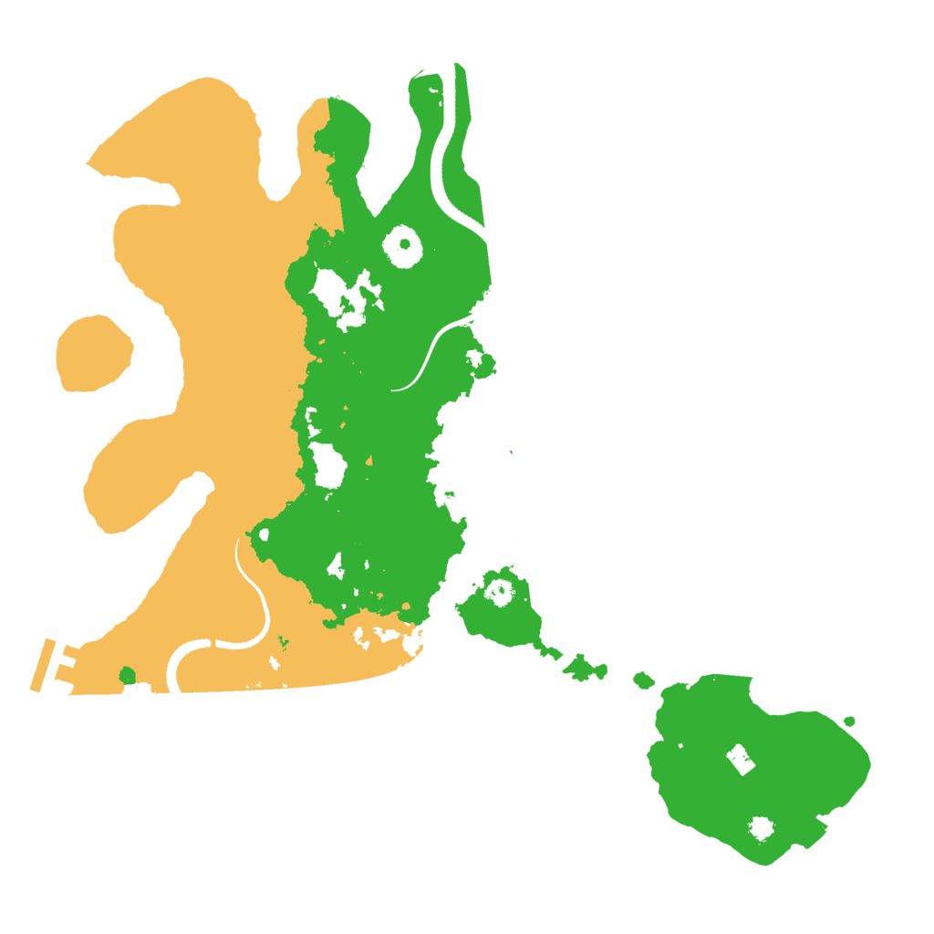Biome Rust Map: Procedural Map, Size: 3500, Seed: 567376657